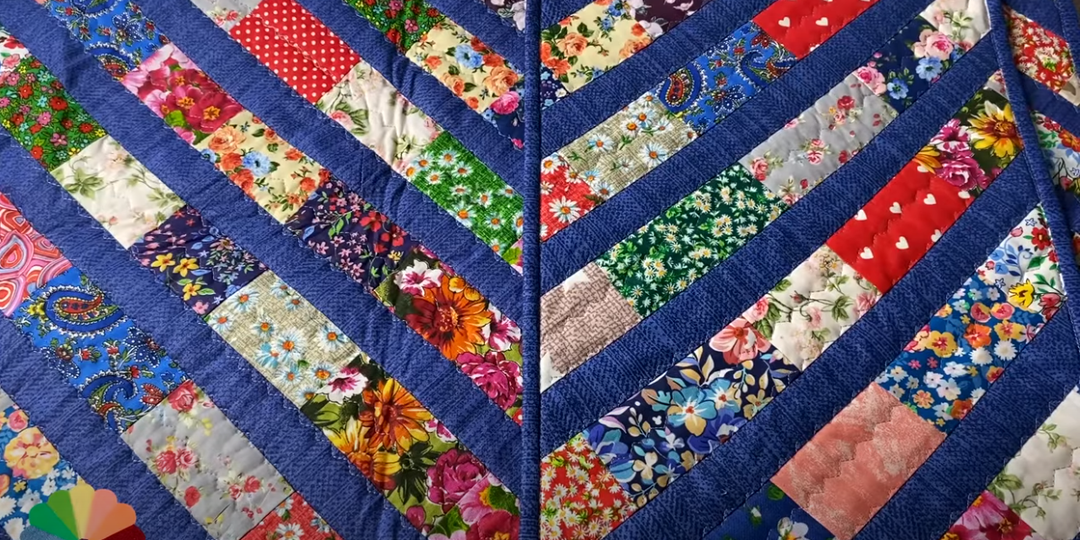 Шью лоскуты на тряпку для пола. Теперь это мой любимый способ работы