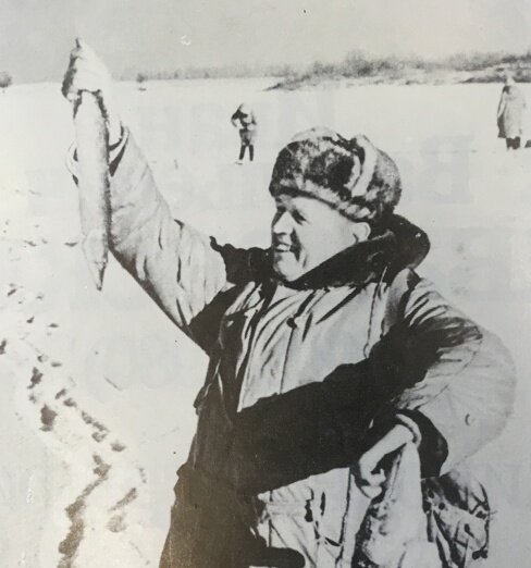 И.В. Ивановский на Волге