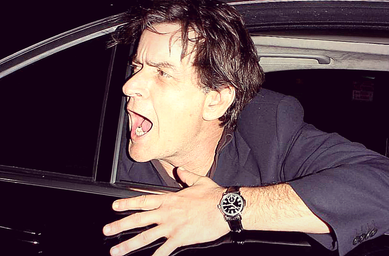 Чарли Шин. Фото взято из открытых источников.