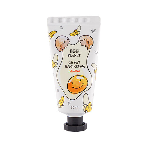 Крем для рук `EGG PLANET` OH MY! HAND CREAM. Фотография с сайта магазина Подружка https://www.podrygka.ru/catalog/ukhod/telo/dlya_ruk_i_nog/141132-krem_dlya_ruk_egg_planet_oh_my_hand_cream_banan_30_ml/