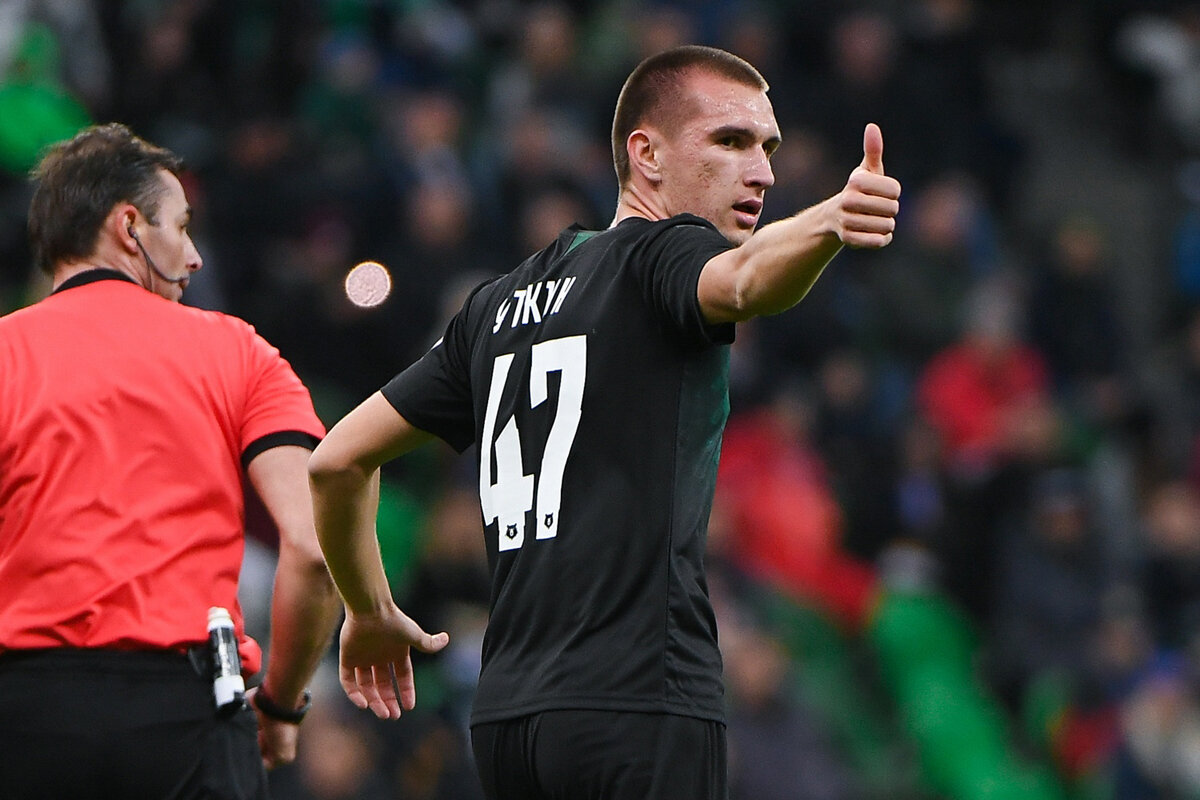 Воспитанник ФК Краснодар Даниил Уткин 