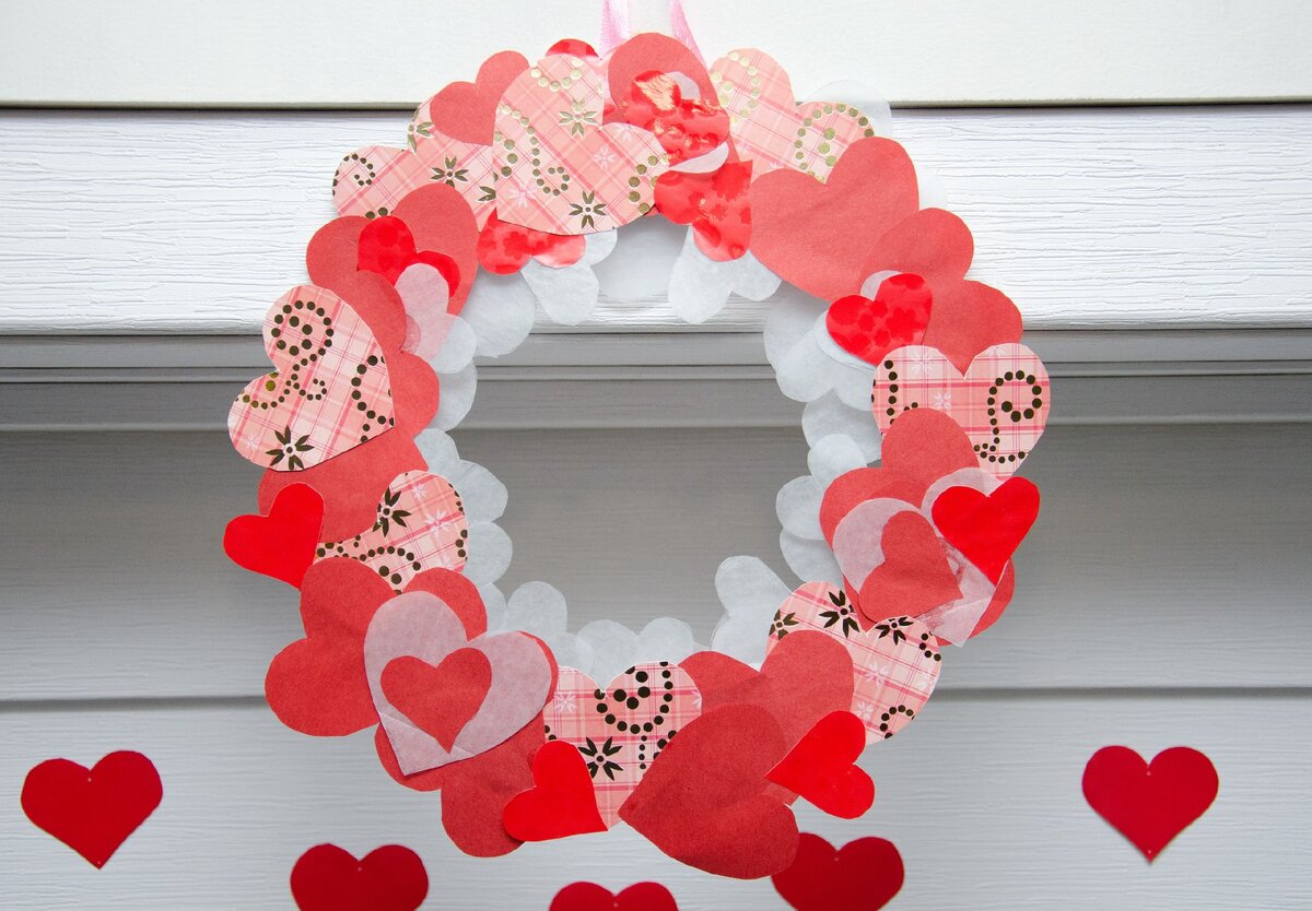 Такой веночек у нас получился) 