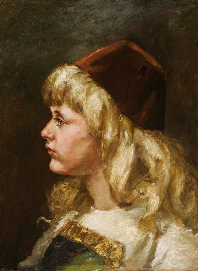 Элис Пайк Барни. Натали в семь лет, 1883