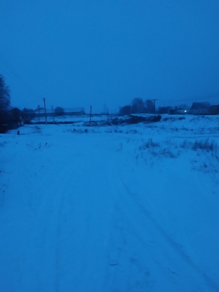 Стемнело.