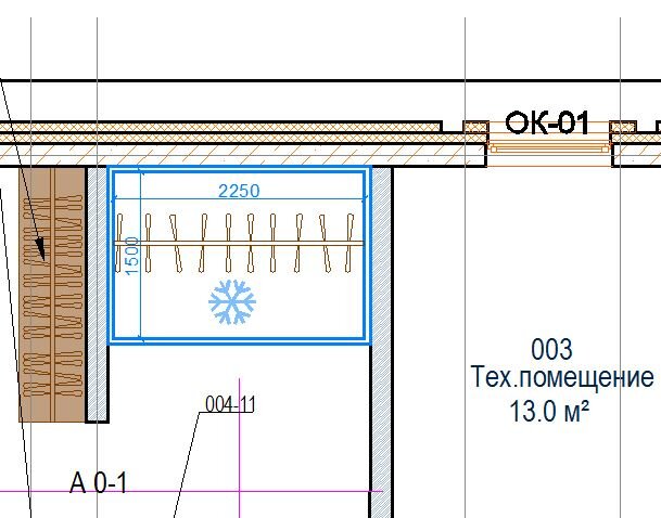 Чертеж шубной комнаты. Фото компании «НВ Реф» (NW Ref)