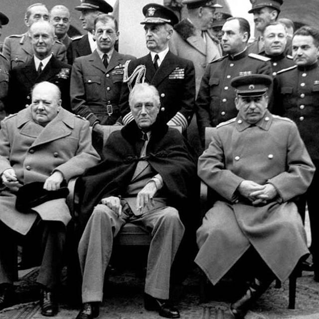 Ялтинская конференция 1945 года.