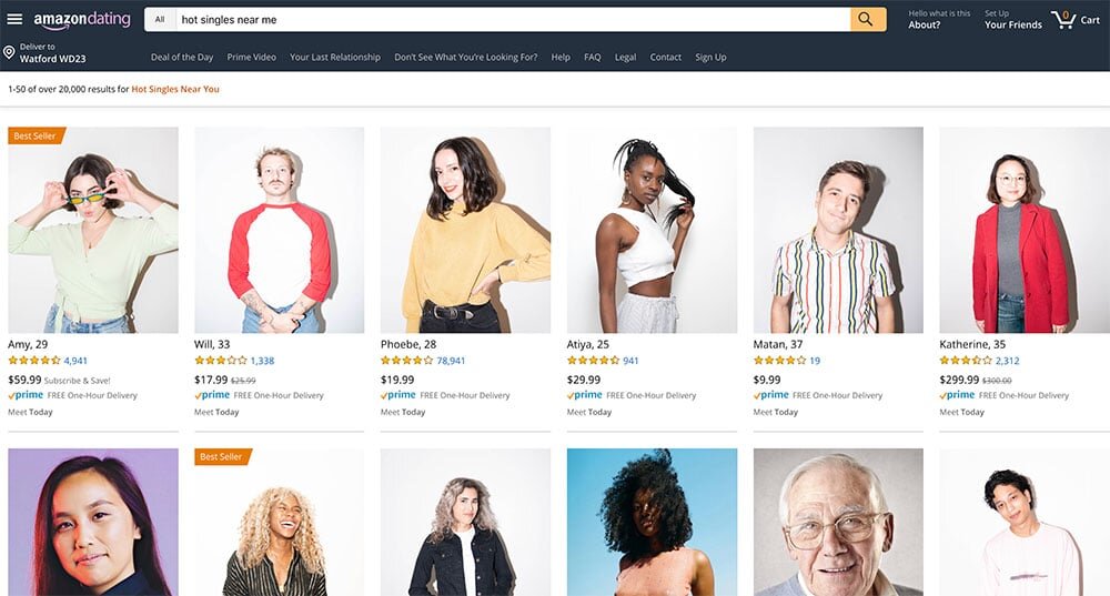 Сайт шуточный, но оставил очень неоднозначные впечатления.