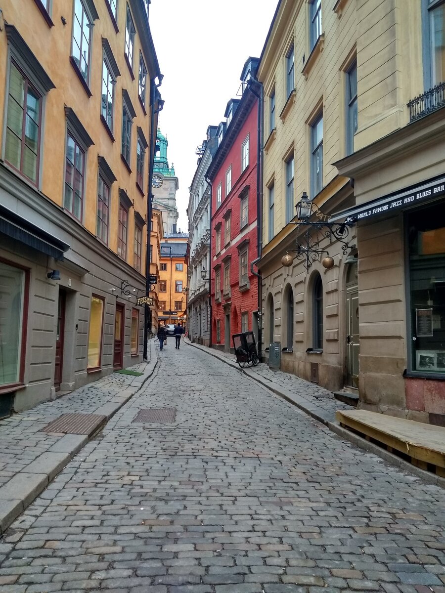 Улочка Стокгольма (фото мое)