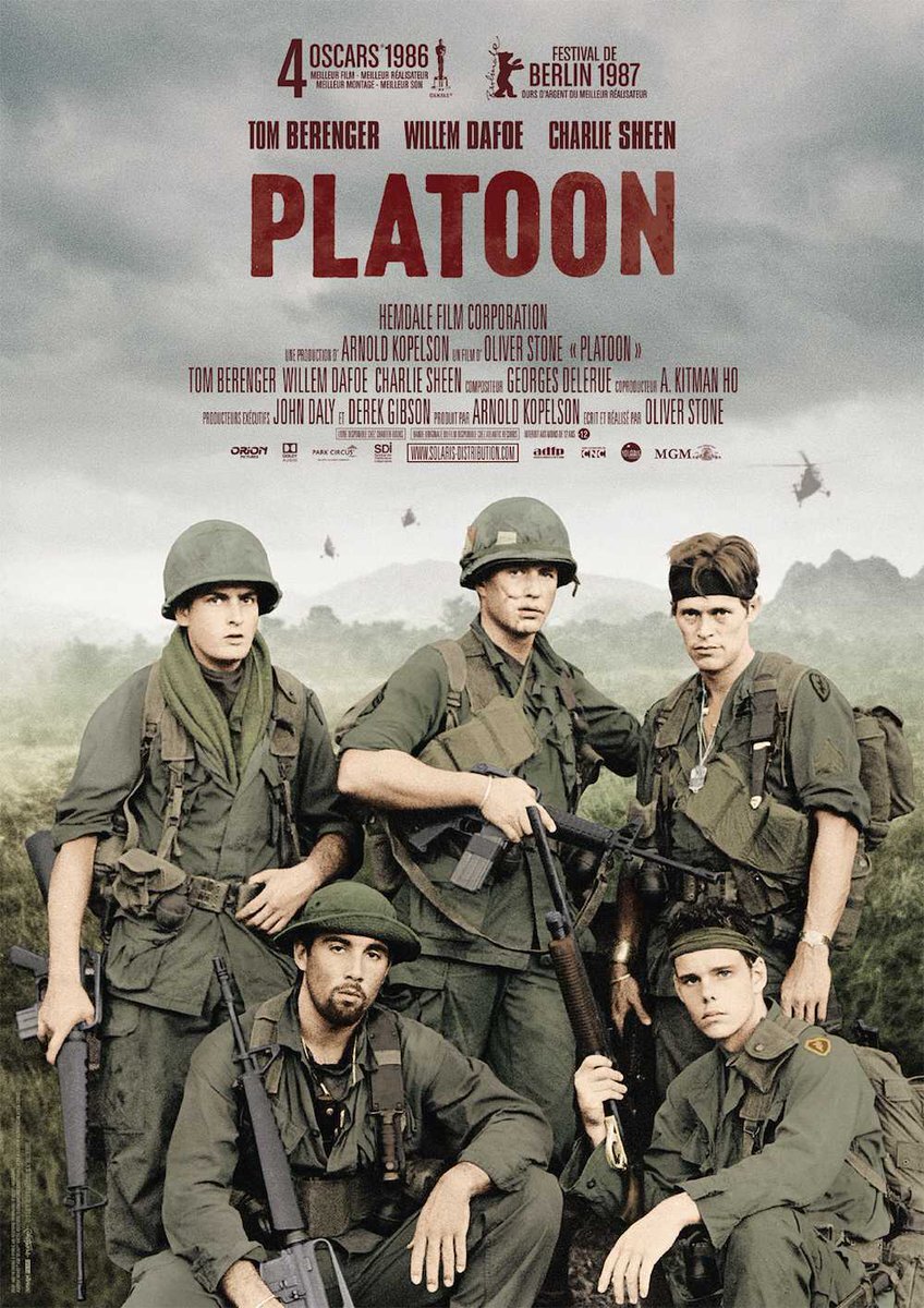 Взвод(Platoon)1986 г. Фото 2 и 3 со съемок я раньше даже не видел.