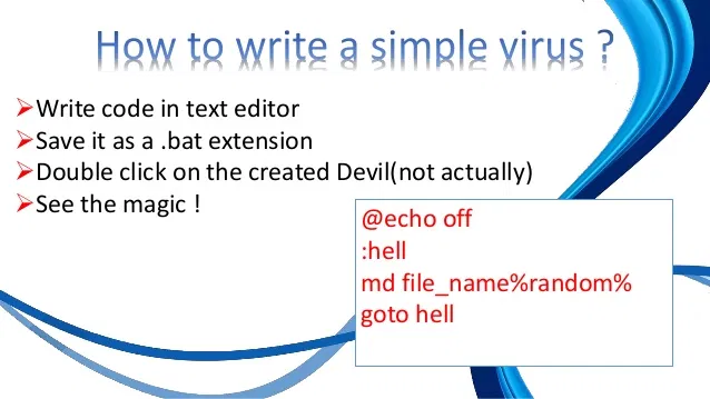                                               Virus Intro and Virus Writing  