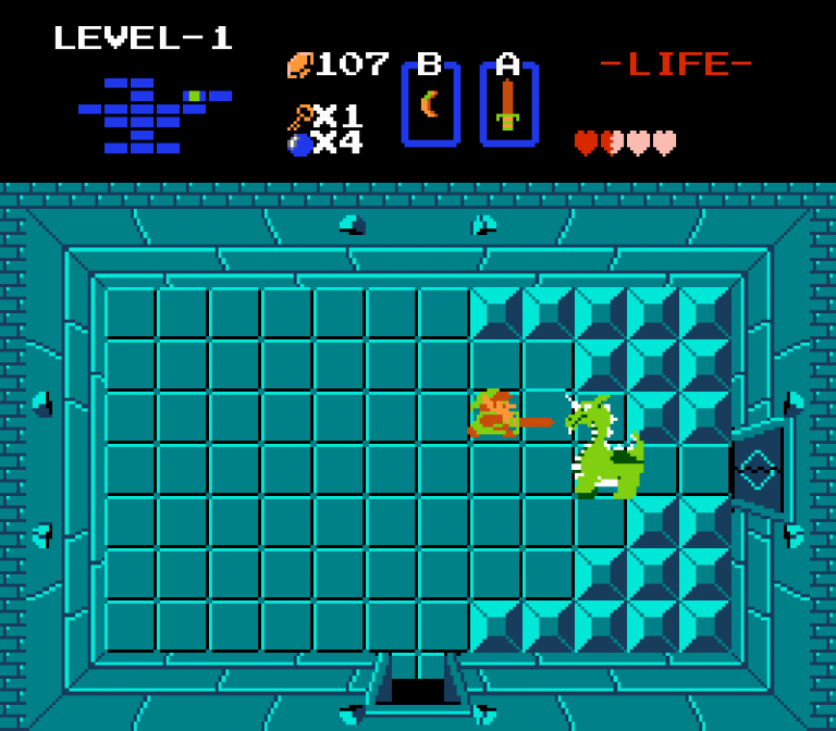 The legend of zelda 1986 карта