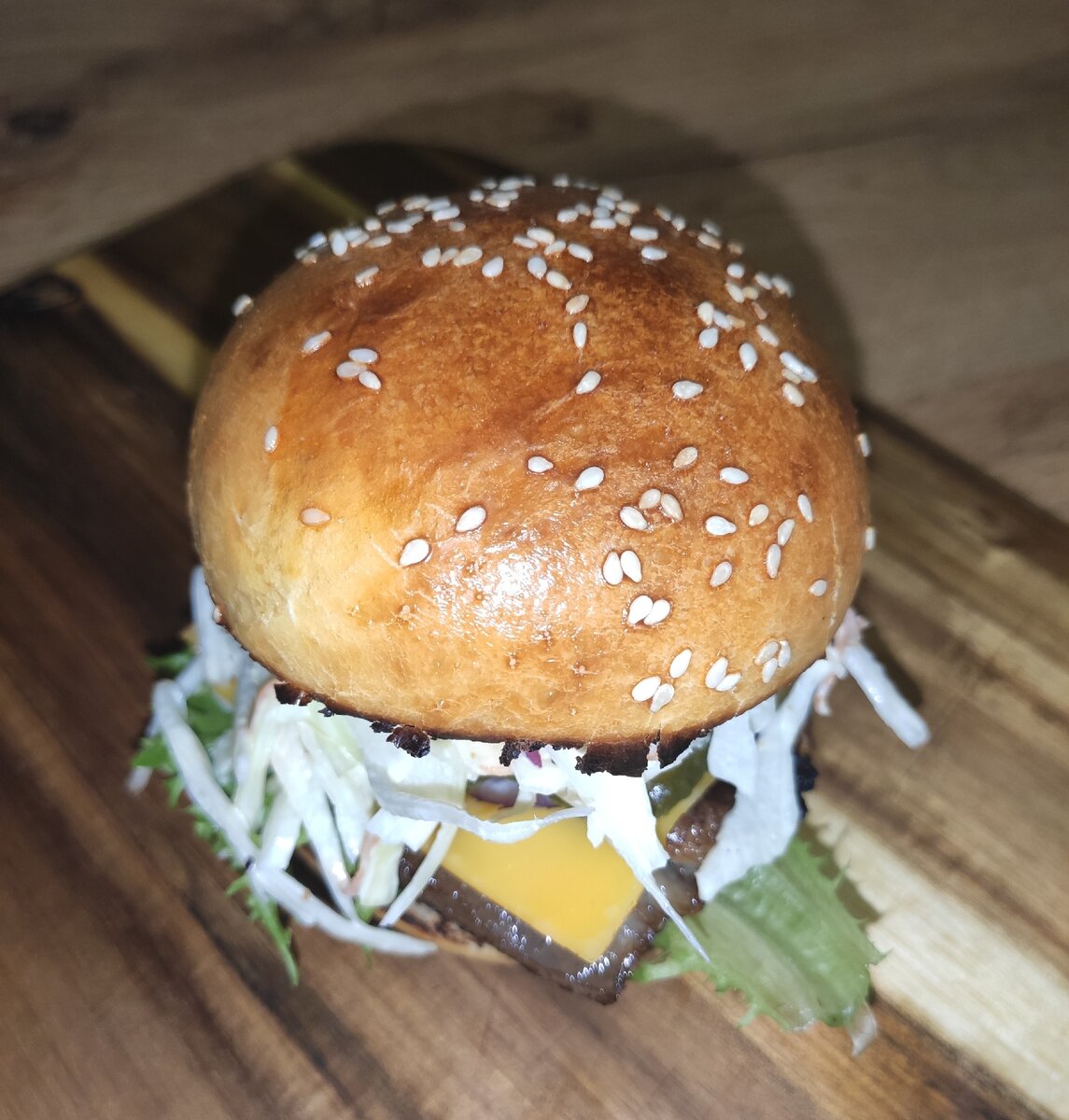 Готовый бургер