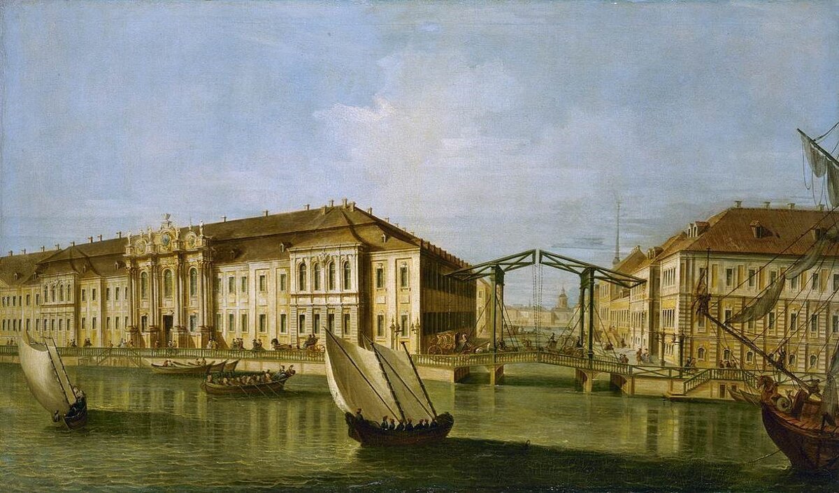 Г. И. Матарнови, Н. Ф. Гербель. Зимний дворец Петра I. 1719-1722