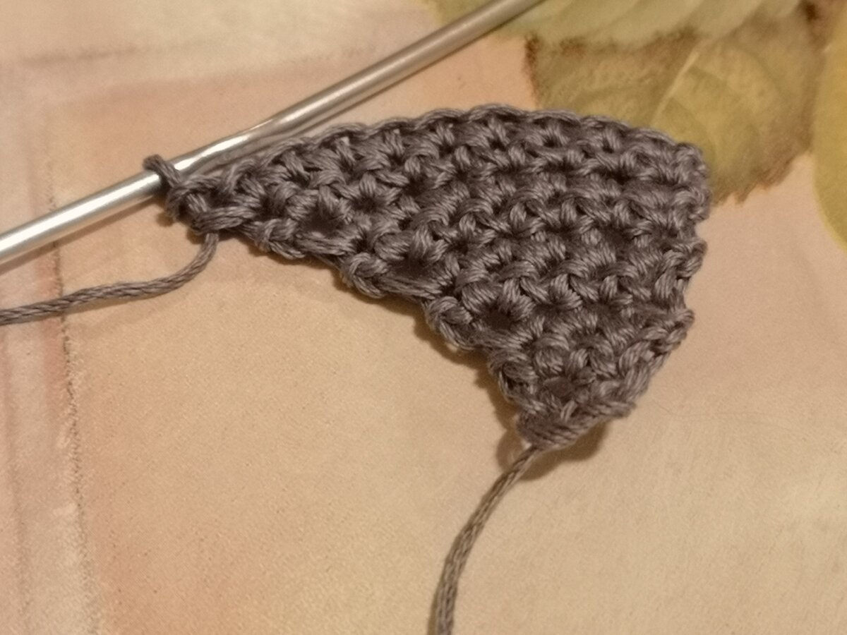 10 столбиков без накида.