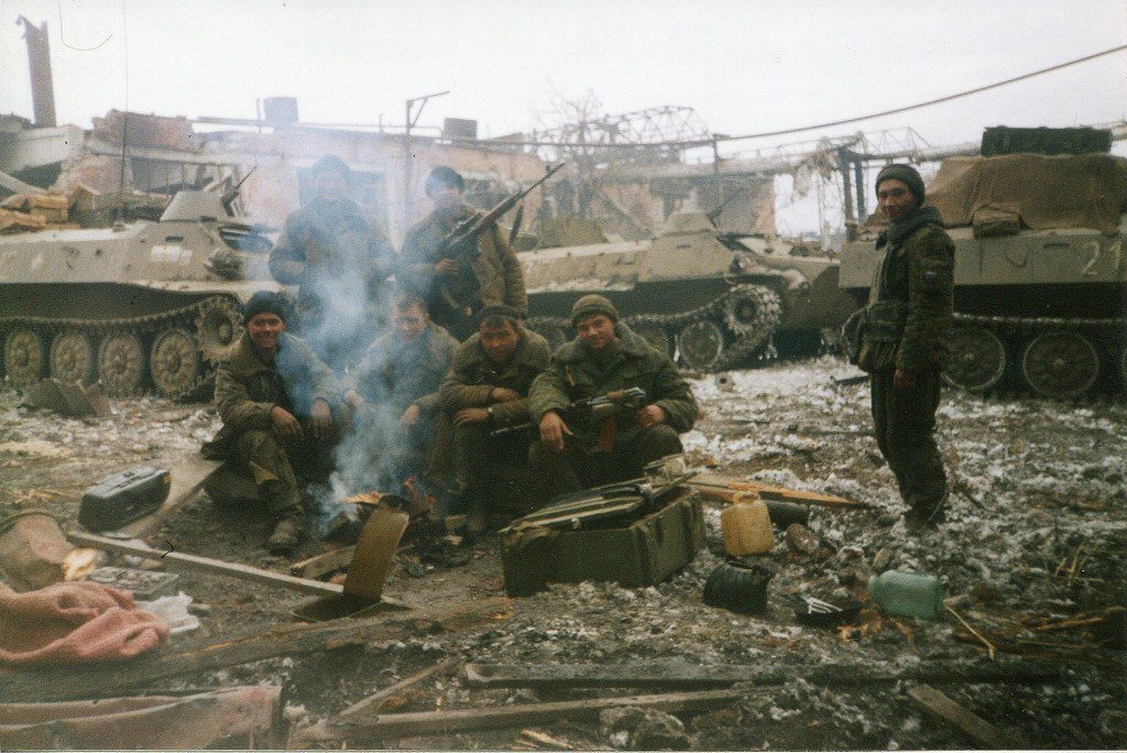 Чеченская война фото боевых действий