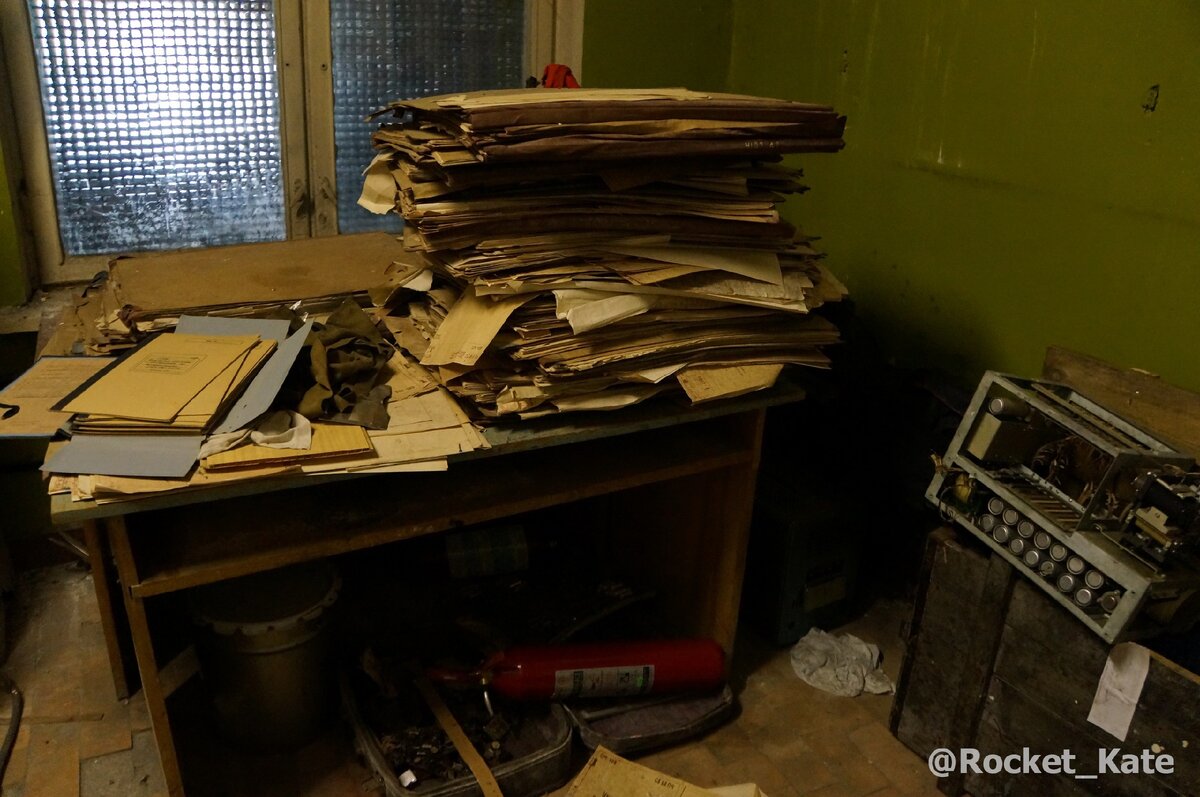 Внутри заброшенного радара в Подмосковном г.Фрязино. Первый этаж