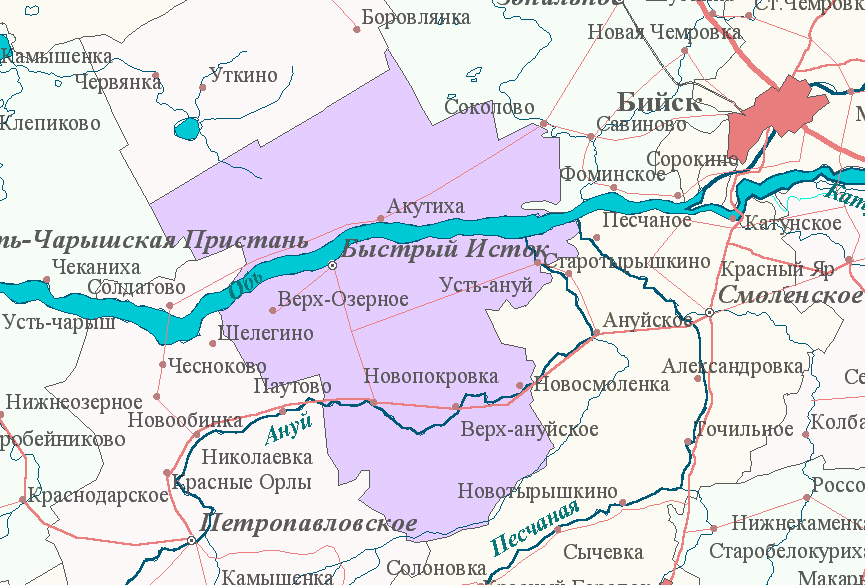 Зональный район алтайский край карта