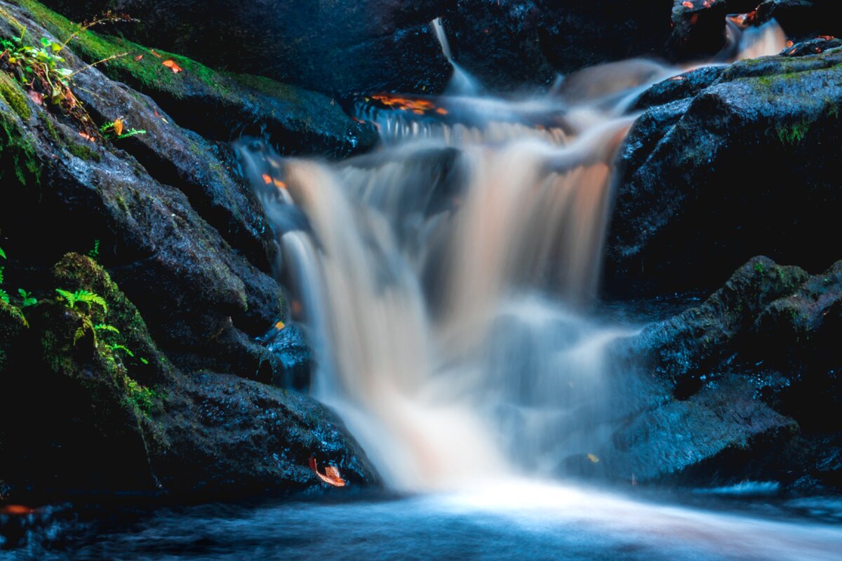 На длинной выдержке