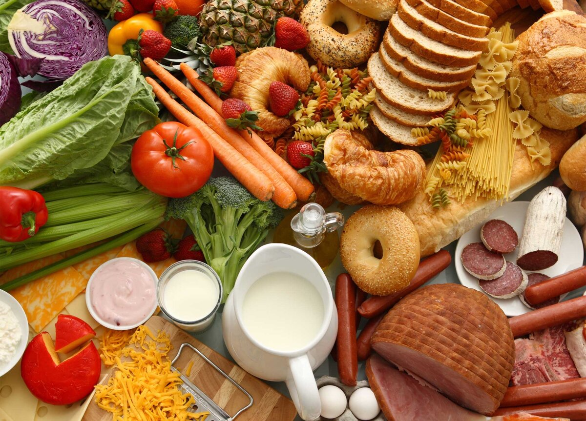 Мясо, молоко и хлеб только в первой половине дня