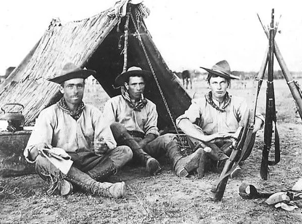 Ретро-фото канадских метисов.