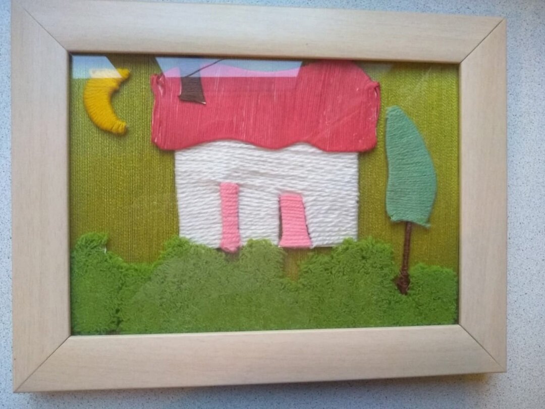 Первая моя рукотворная картина во всей красе.