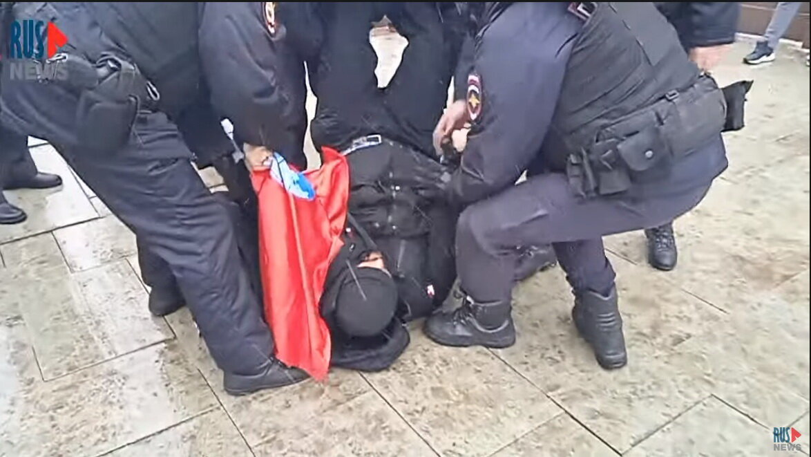 Задержание Александра Зимбовского 6 января 2022 года