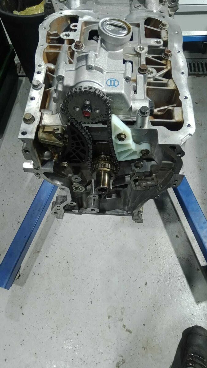 Пробило блок цилиндров G4KE на шоссе. В работе очередной Santa Fe ...