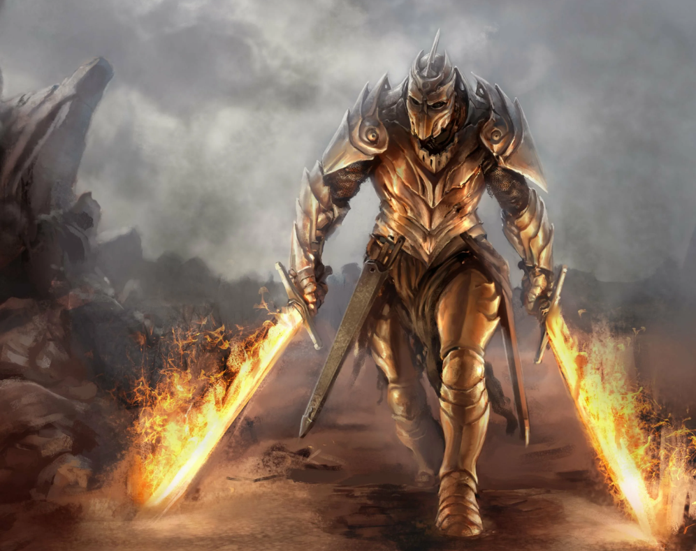 То самое чувство когда взял черту использование двух оружий, и ходишь с двумя длинными мечами - Изображение из открытых источников