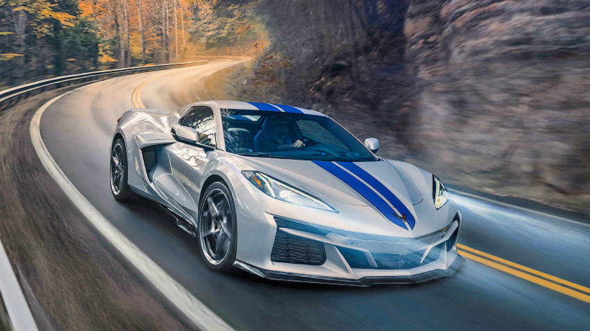 Представлен гибридный Chevrolet Corvette E-Ray 2024 года с приводом на все колеса