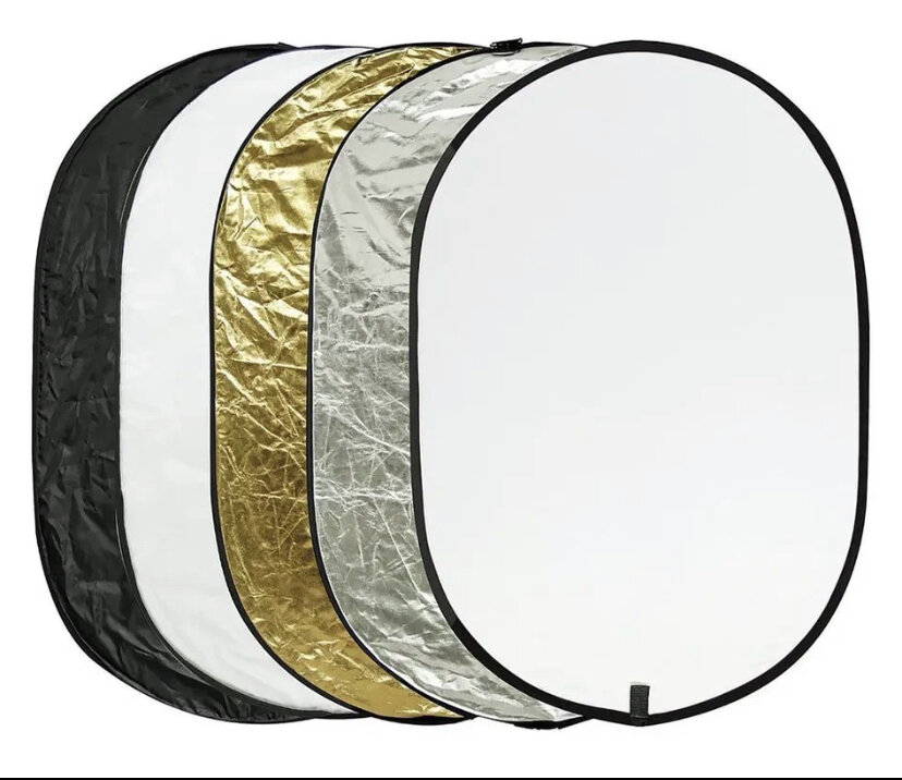 Фото из интернет-магазина. Отражатели  бывают разных размеров, в зависимости от задачи съемки. 