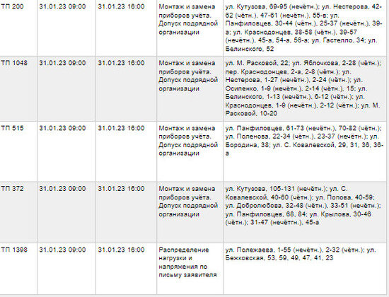     Фото: Тульские городские электрические сети