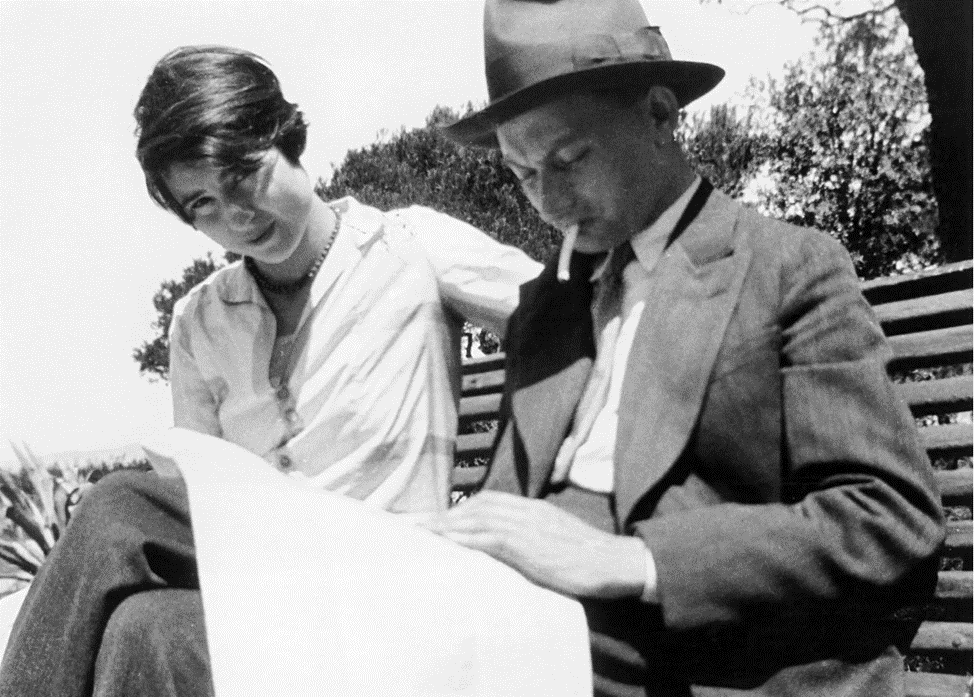 Рот и его жена Фридл на юге Франции в 1925 году