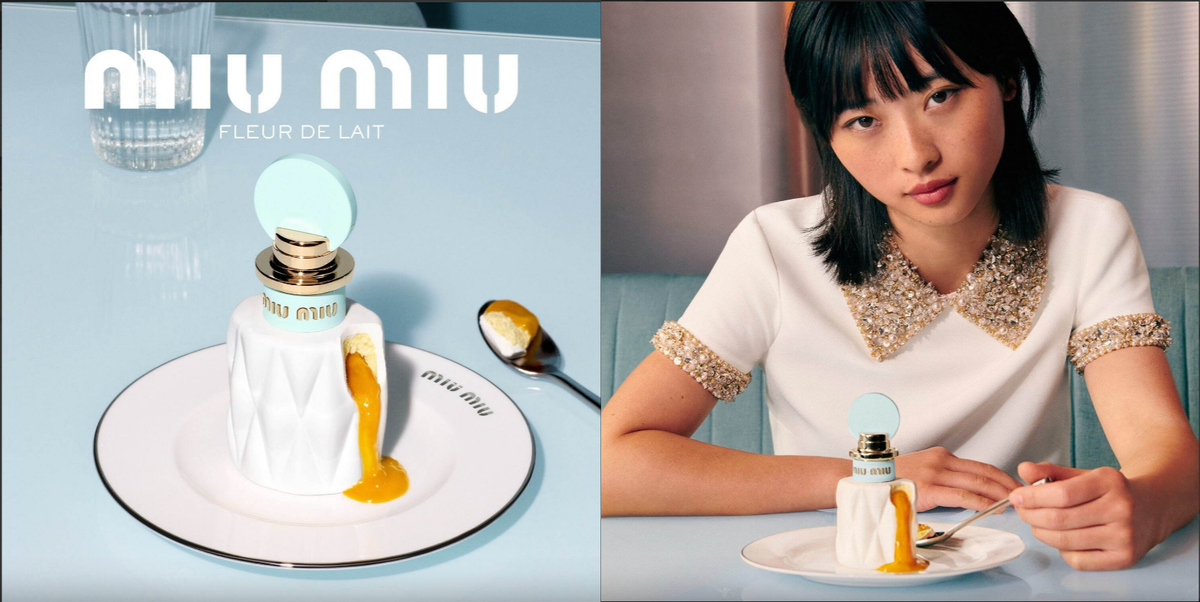 Рекламная кампания Miu Miu Fleur de Lait