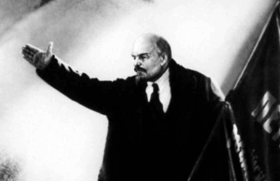 Василий Никандров в роли Ленина, 1927 год