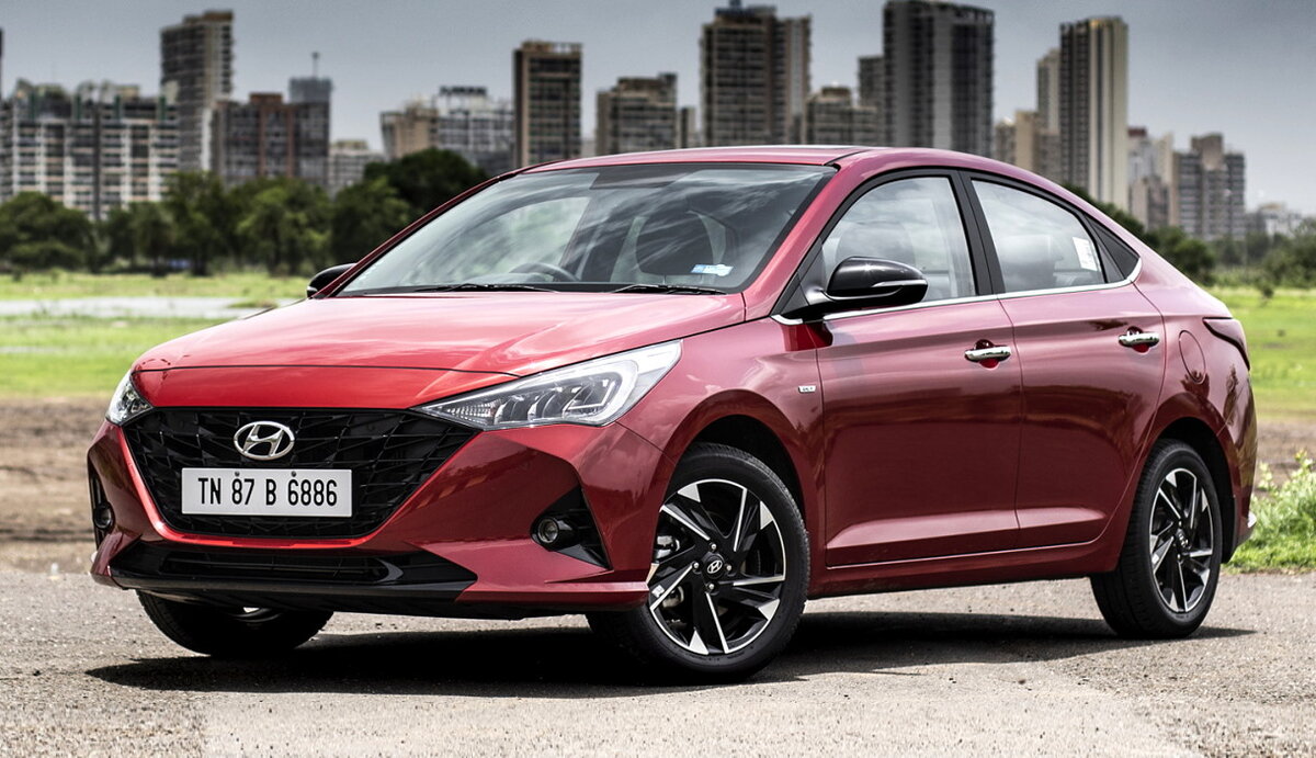 Hyundai Verna предыдущего поколения для рынка Индии 
