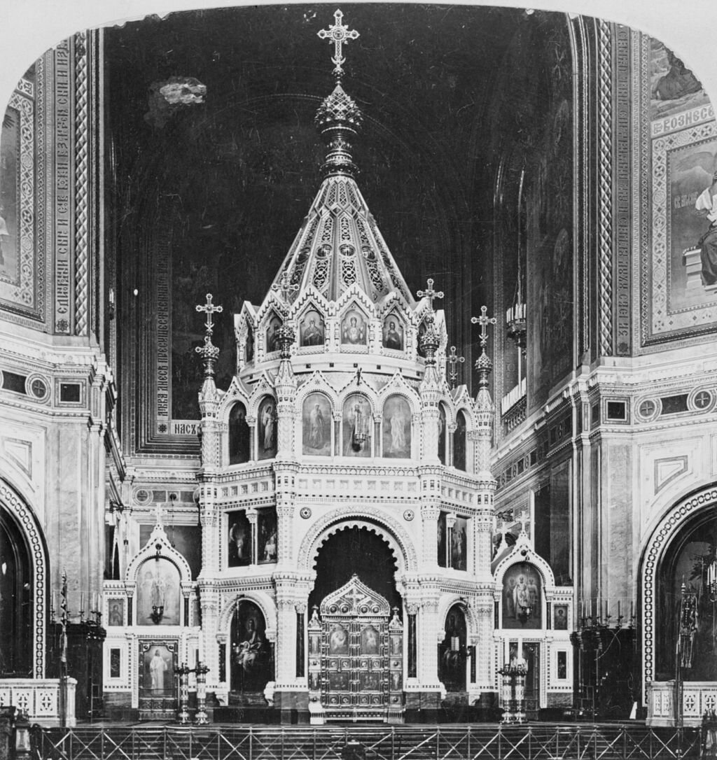 Интерьер храма, 1902 год