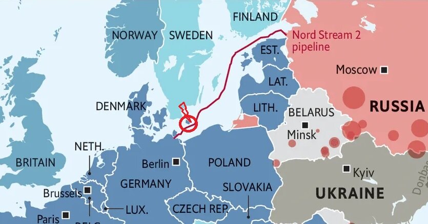 Место подрыва