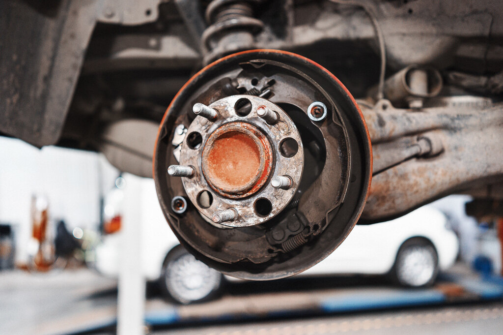 Устройство барабанной тормозной системы