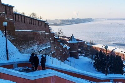    Спуск к реке у Нижегородского Кремля ©Алексей Куденко РИА Новости