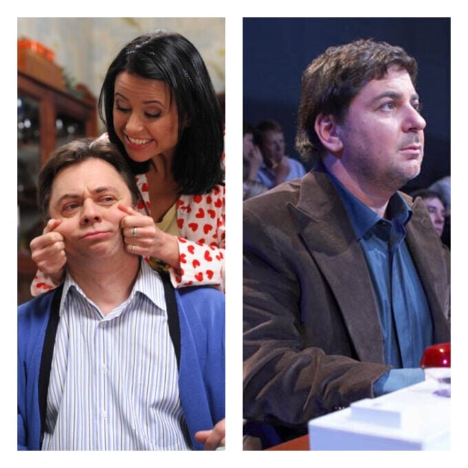    Андрей Леонов в «Папиных дочках» (слева) и Александр Цекало