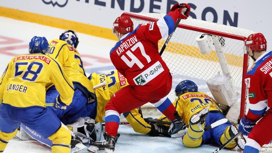 «Красная машина» поборется со Швецией за комфортный календарь в плей-офф чемпионата мира