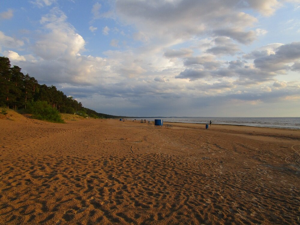 Пляжи Усть-Нарвы.