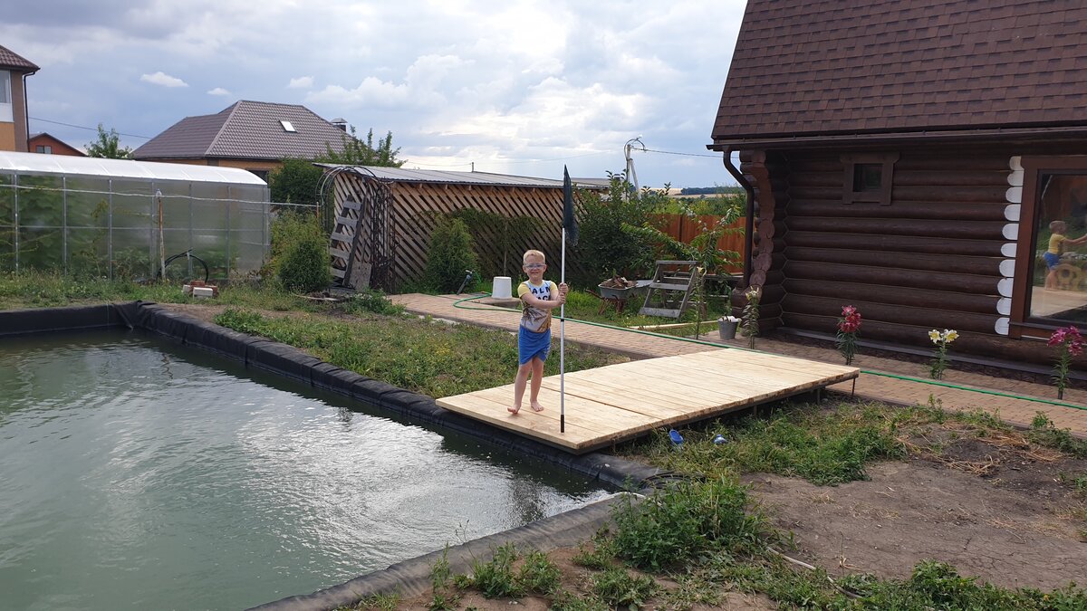 Аэратор возле мостика.