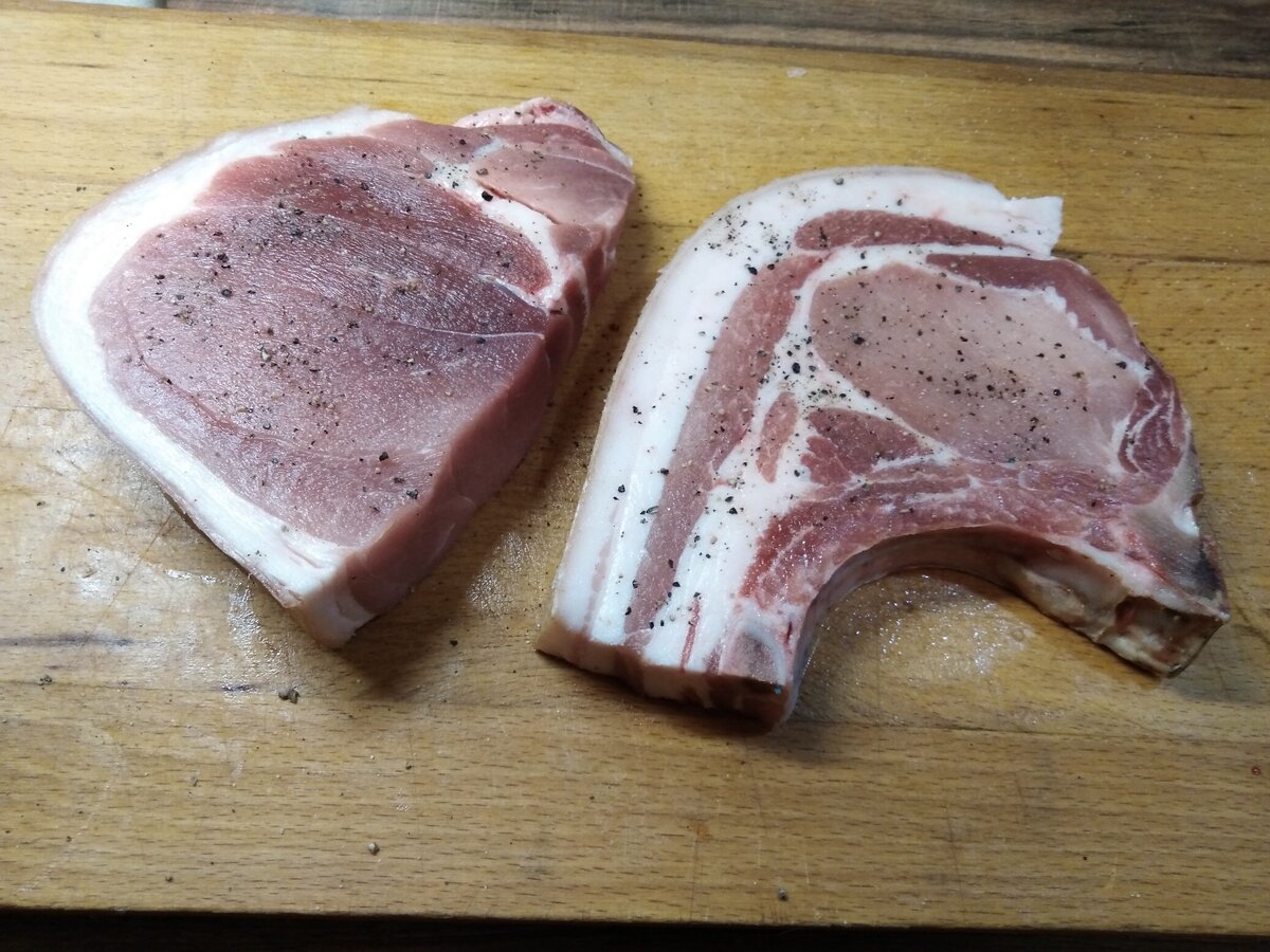 Как выглядит корейка свиная без кости фото