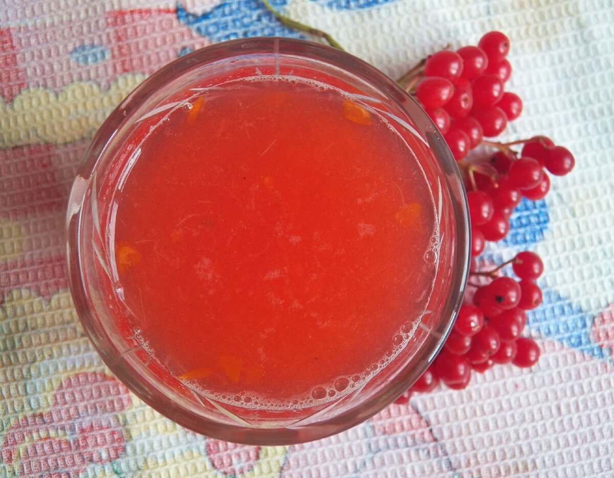 Калиновый морс от простуд