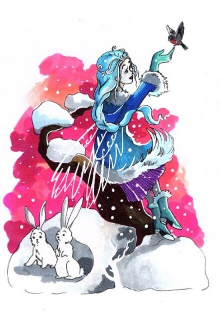 Иллюстрация к сказке художницы Марии Ратьковой.   