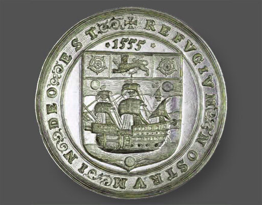 Печать Московской торговой компании. 1555 г.