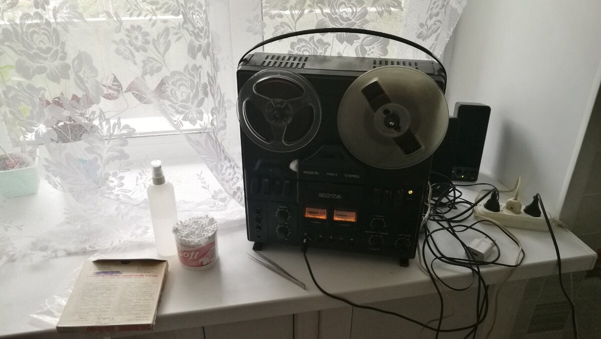 Катушечный магнитофон Нота-203-1 Стерео 1984 года выпуска
