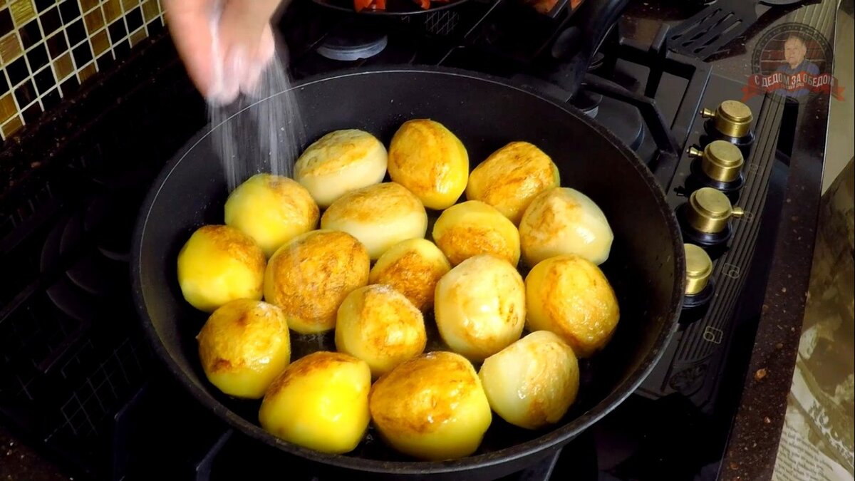 ШАШЛЫК в сковороде на шпажках с гарниром | Ешь со вкусом | Дзен