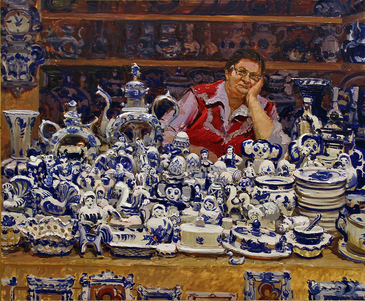  Гжель (2016). Из цикла работ "На своём месте"